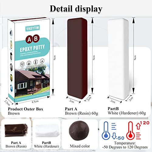 Sturdy Epoxy Putty for Wood More
