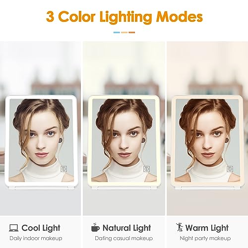 Smart and Practical Portable Makeup Mirror for Travel