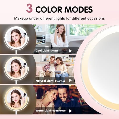 HD Magnifying Mirror with Light