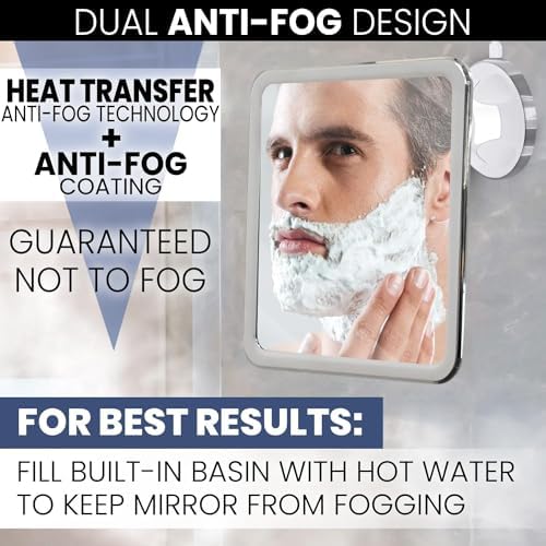 MirrorVana fogless shower mirror