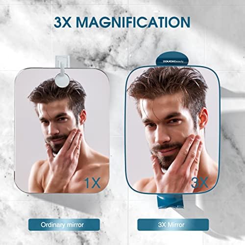 TOUCHBeauty 3-in-1 Mens and Womens Shaving Mirror
