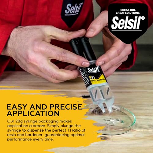Selsil Quick Epoxy Adhesive Syringe