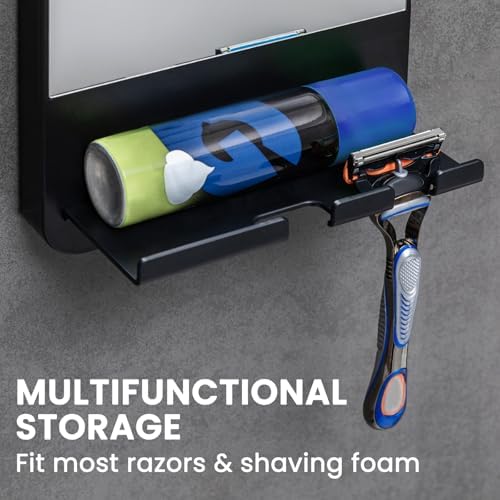 Fogless Essential shower mirror suction removable
