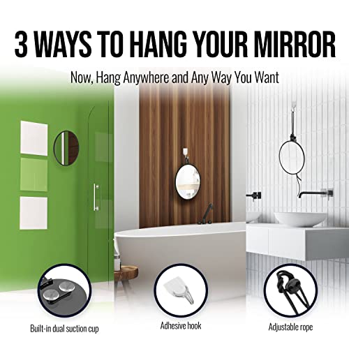 MirrorVana Small Showers with Anti-Fog Spray