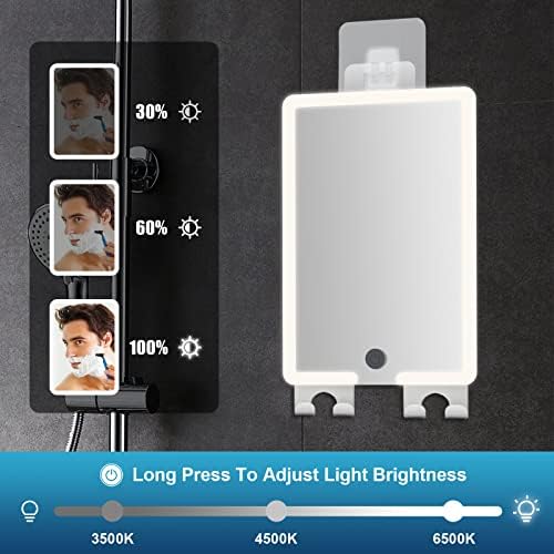 Jadazror Heated Shower Mirror for Shaving