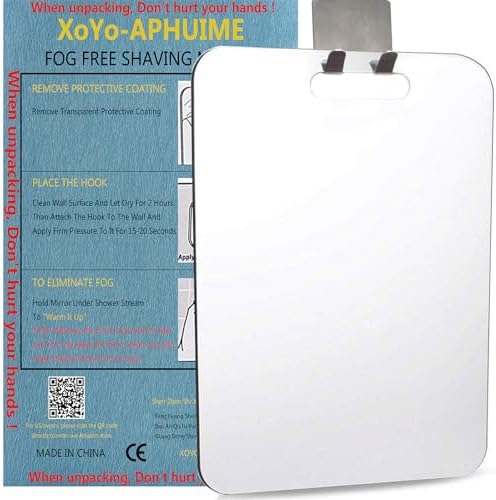 Aphuime fogless shower mirror - Small elegant showermirror