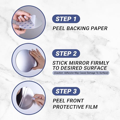 Fog-Free Shave Mirror for Men