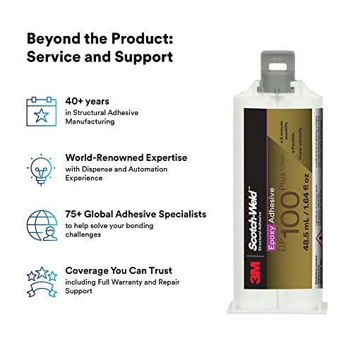 3M Scotch-Weld Epoxy Adhesive Professional Grade Fast-Potting Easy to Use