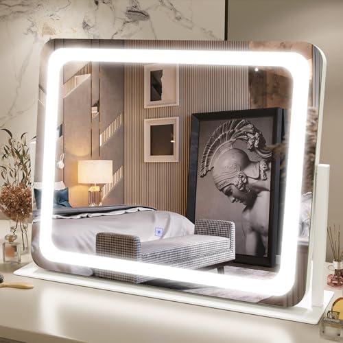 FENNIO 360 Vanity Mirror with 3 Bright Modes - 22x19