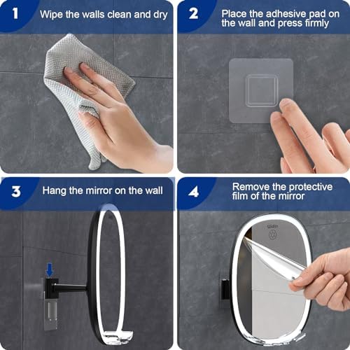 LED Shower Mirror Fogless