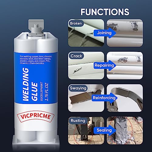 Strong Durable Metal Epoxy Glue for Everyday Repairs