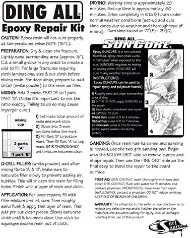 Original Epoxy Repair Kit for surfboards and more