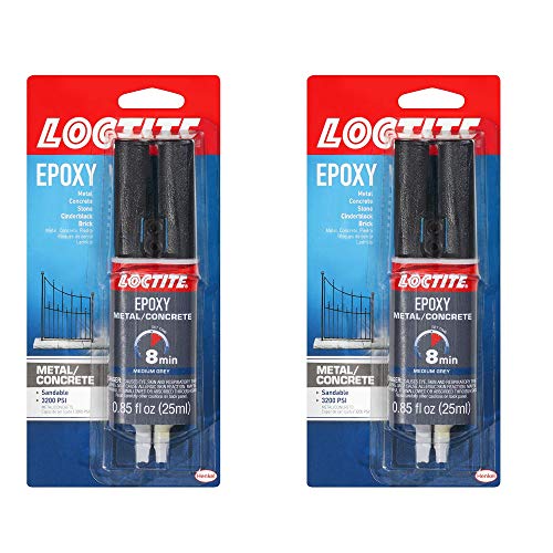 Loctite Safe and Professional Metal and Concrete Epoxy Syringe 25mL 1919325