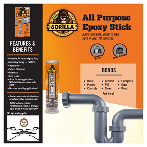Gorilla Epoxy Putty Stick 2 oz