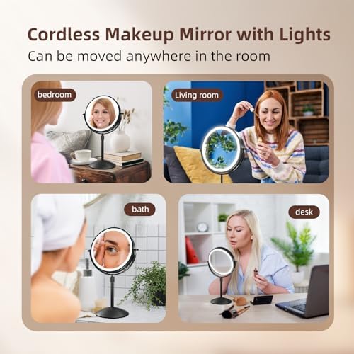 Omobolanle 8-inch LED Makeup Mirror