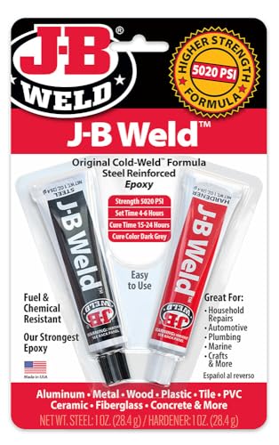 J-B Weld Company 8265-S 3-Pack Epoxy Kit - Reinforcing Durable