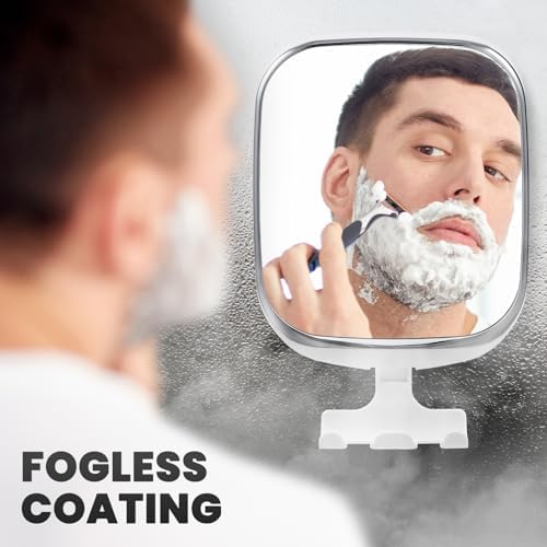 TAILI shower mirror anti-fog waterproof razor holder easy install