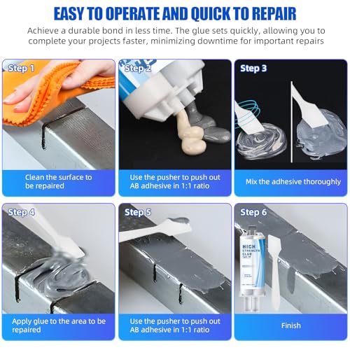 Sealed Securely Metal Glue Epoxy Putty for Metal Plastic Wood Ceramic Steel