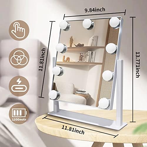 SLIMOON Hollywood Vanity Mirror with Lights