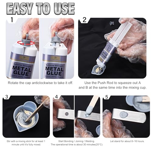 Professional Metal Repair Glue Heavy-Duty Epoxy Adhesive for Home Industrial Use