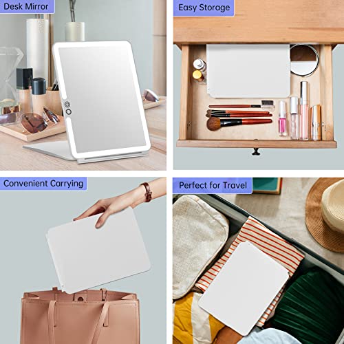 FUNTOUCH 10x75 Portable Travel Makeup Mirror