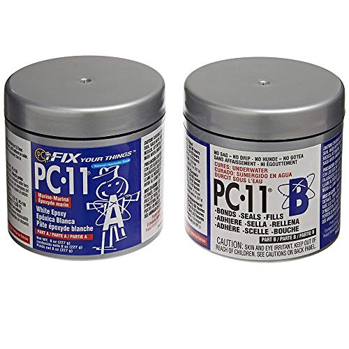 High-Tack Marine Epoxy Paste 12 lb in Two Cans Off White