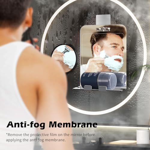 Stylish Fog-Free Shower Mirror