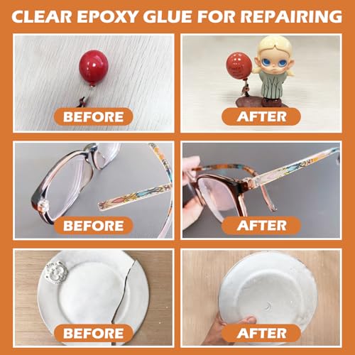 Fast-Setting Long-Lasting Epoxy Adhesive - 250ml 2-Part 30-Minute Cure