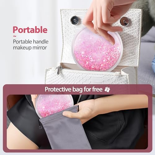 B Beauty Planet Rechargeable Compact Makeup Mirror with Light