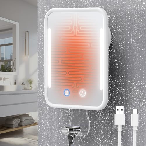 Heated Fogless Shower Mirror