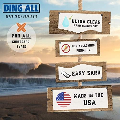 Original Epoxy Repair Kit for surfboards and more
