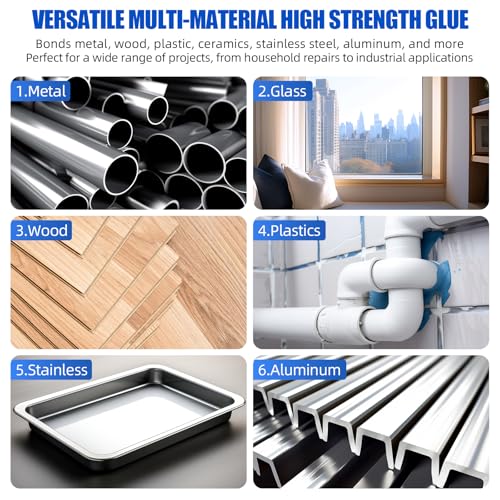 Sealed Securely Metal Glue Epoxy Putty for Metal Plastic Wood Ceramic Steel