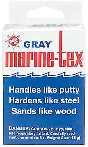 Marine Tex Epoxy Putty 2 oz -Strong adhesion for bonding and repairs