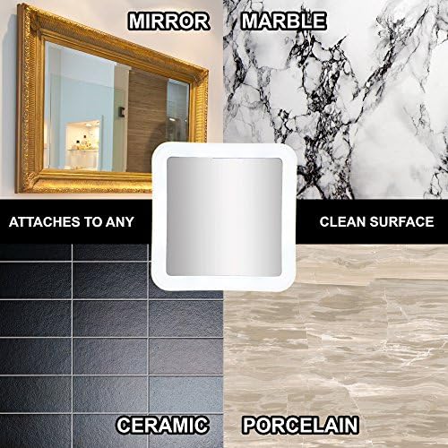 Fancyi 10X LED Magnifying Vanity Mirror with Suction Cup