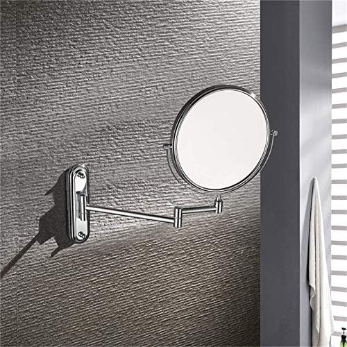 Rhinestone Metal Vanity Mirror for Makeup and Travel